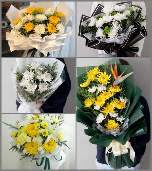 广东梅州市蕉岭县新铺镇南山村白事花束代送
